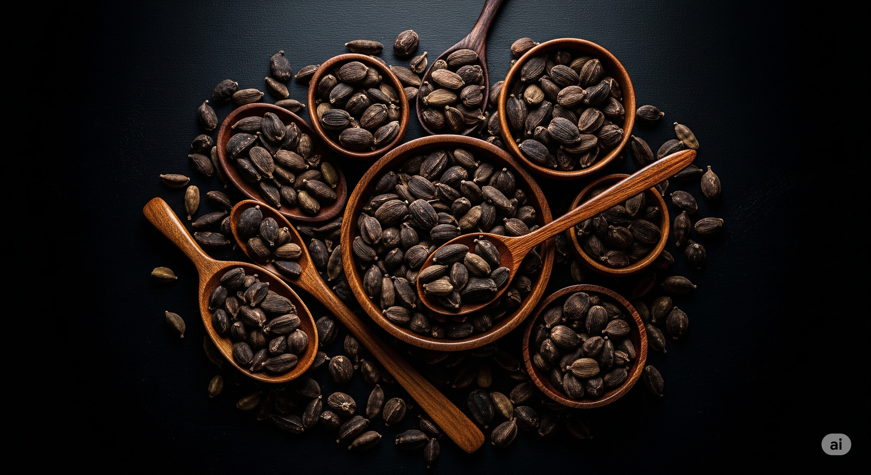 Harvested Black Cardamom